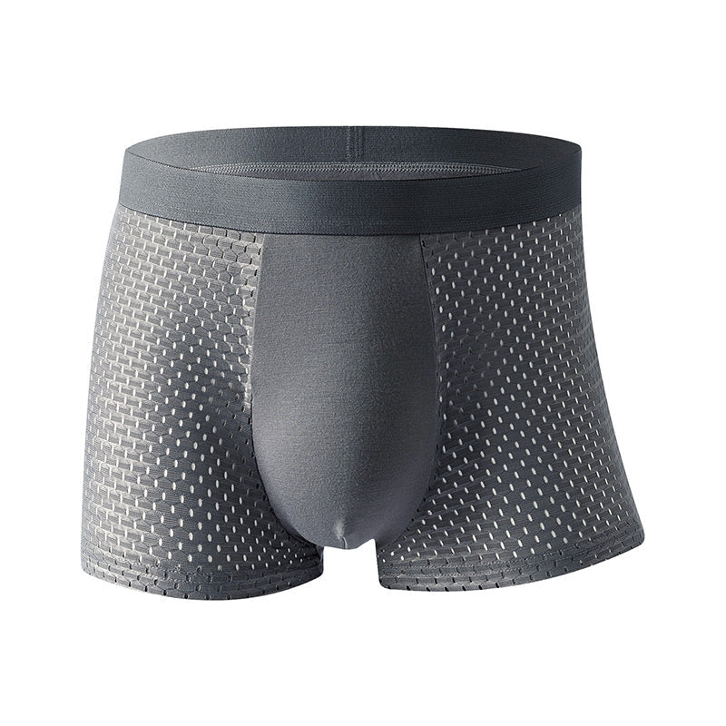 🔥50% Ice Silk Mesh Antibakteriella boxerkalsonger som andas-8