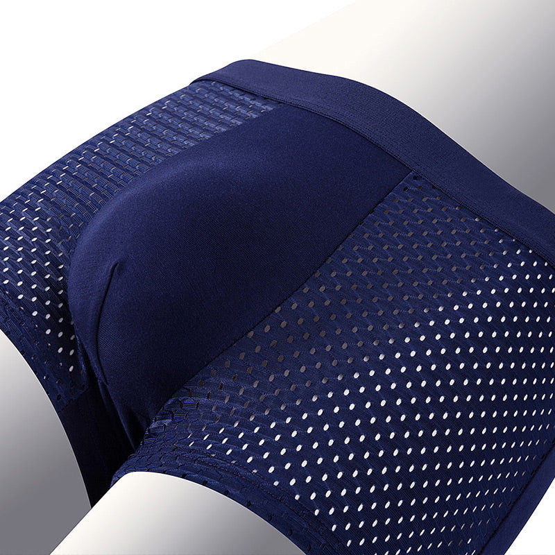🔥50% Ice Silk Mesh Antibakteriella boxerkalsonger som andas-12