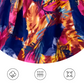 👗 Kobieca elegancka sukienka z kwiatowym nadrukiem 🌸 | Krój w kształcie litery A
