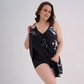 🩱Damski strój kąpielowy V-neck bez rękawów z nadrukiem🏖️