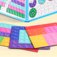 🏅Magnetyczna książka Montessori z puzzlami ułamkowymi