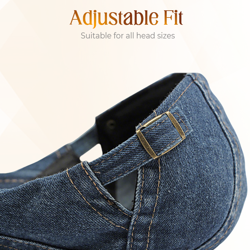 🍃Unisex jeans-nyhetsgubbehatt-6