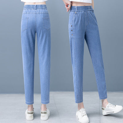👖Damska obcisła dżinsowa spódnica do kostek✨