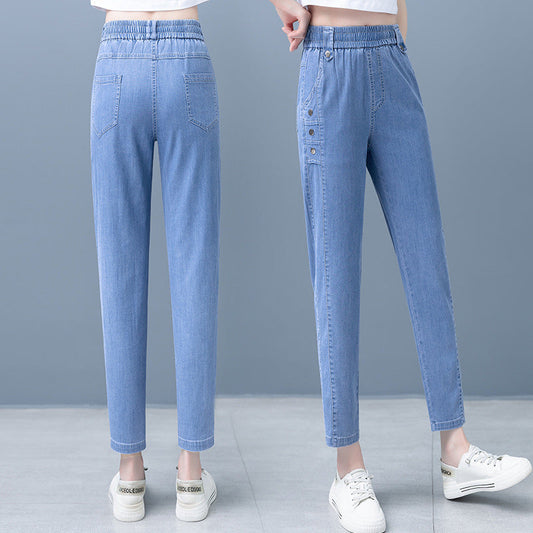 👖Damska obcisła dżinsowa spódnica do kostek✨