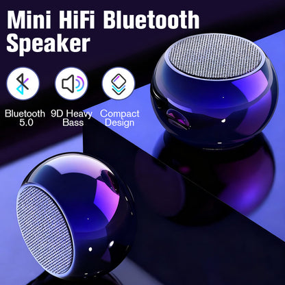 Mini Hi-Fi reproduktor – 360° zvuk, hluboké basy