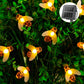LED světelný řetěz ve tvaru včel s solárním napájením🐝