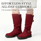 👢 50 % RABATT NU! 🔥 Chica-stövlar i mocka för damer – europeisk stil & halkfri sula, komfort hela dagen 🍂✨-6