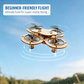 👦🎁 Praktická sada pro výcvik dronu: Ekologické dřevo, smontováno, ihned připraveno k letu 🚁🌳