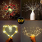 Solární světelné řetězy Solar Fireworks – automatické zapínání/vypínání, vodotěsné LED diody pro zahradu, terasu a večírky