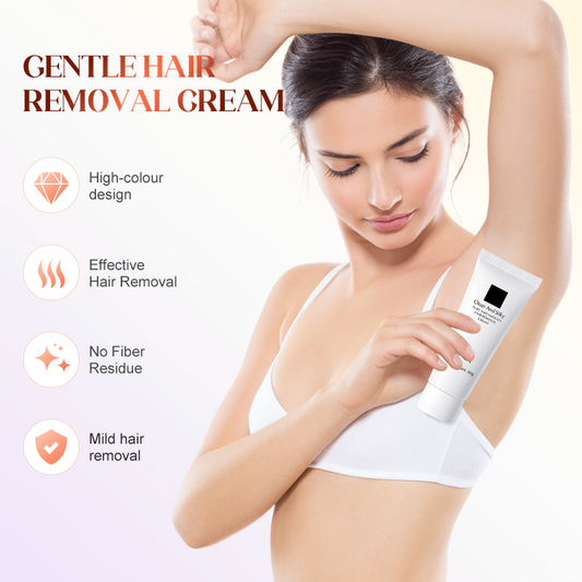 Jemný depilační krém pro hebkou a hedvábnou pokožku