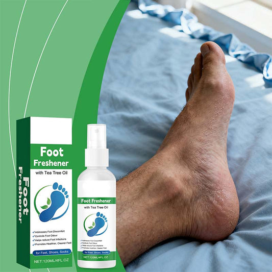🦶 KUPTE 2, DOSTANETE 1 ZDARMA! 💧 Deodorační a hydratační sprej na nohy – Odstraňuje zápach, hydratuje suchou pokožku a udržuje nohy svěží po celý den ✨