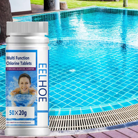 Chlorové tablety na čištění bazénu – hubení řas a čištění vody 🏊‍♂️