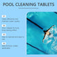 🏊‍♂️ Tablety na čištění bazénu pro křišťálově čistou vodu – nakapejte, rozpusťte, ponořte se! 🌊✨