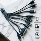 Univerzální nabíjecí kabel USB 10 v 1 – rychlý, všestranný a ideální pro všechna zařízení