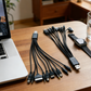 Univerzální nabíjecí kabel USB 10 v 1 – rychlý, všestranný a ideální pro všechna zařízení