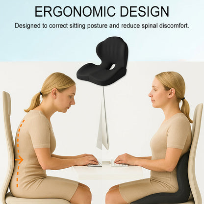 🪑 Ergonomická Podsedák + Opěrka – Úleva od Bolesti | Skladem 🦴✨📦