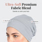 🧕 Indický styl, elastický turban – předplisovaný, jednobarevný | Jóga, cestování, spaní, párty – platba na dobírku 🎁
