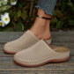 👡 Dámské perforované slip-on pantofle na platformě – Skladem & platba na dobírku 💨✨