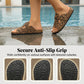 Leopard Print Platform Slippers – Přezka, 3cm podpatek, protiskluzová