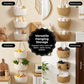 🧺✨Nástěnný úložný organizér – 3patrový, boho styl, úsporný 🏡