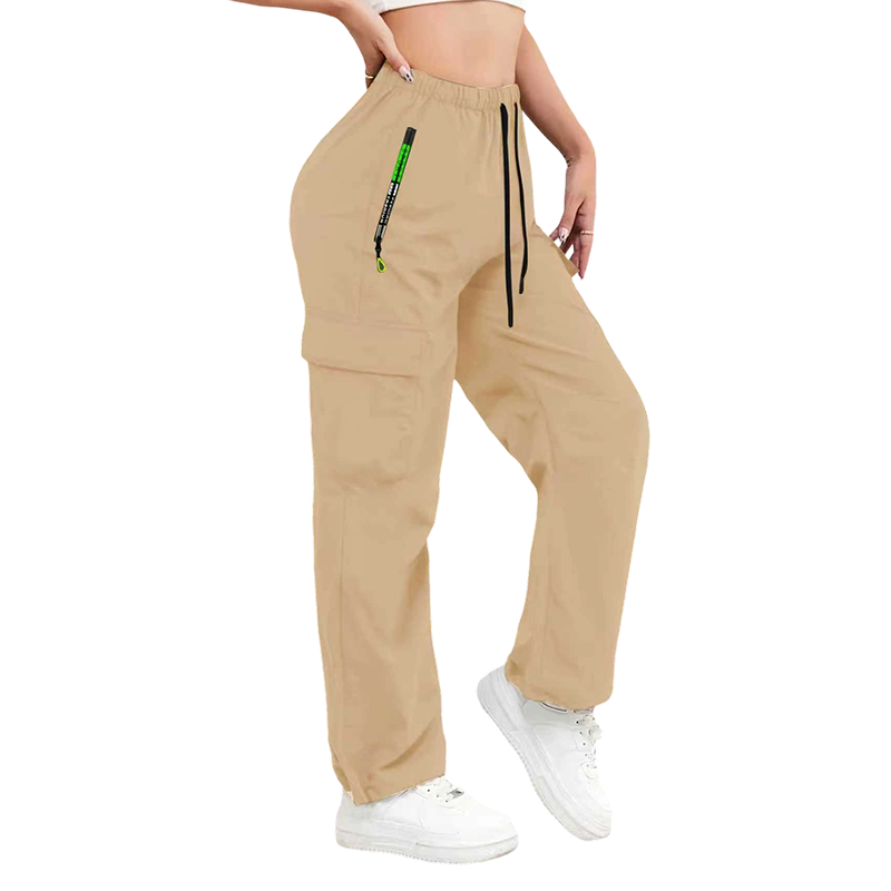 🔥50% 💥 Vintage-cargobyxor för dam med fickor – lös passform, andningsbara, justerbar midja ✨-20