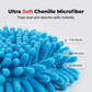 🧹 Náhradní hlavice pro rotační mop s třásněmi z chňapky – Ultra savé mikrovláknové náplně | Použití za mokra i sucha | Pratelná v pračce | Kompatibilní s většinou rotačních mopů s třásněmi ✨