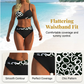 🌺👙 Dvoudílné bikiny s potiskem a zpevňujícím efektem
