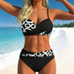 🌺👙 Dvoudílné bikiny s potiskem a zpevňujícím efektem