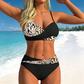 🌺👙 Dvoudílné bikiny s potiskem a zpevňujícím efektem