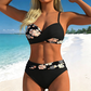 🌺👙 Dvoudílné bikiny s potiskem a zpevňujícím efektem