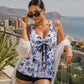 🌸👙 Dvoudílné tankini, které tvaruje postavu – sebevědomý vzhled, dokonalé pohodlí