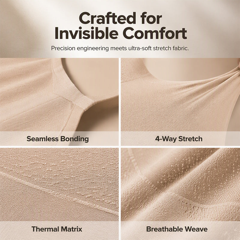 ✨【Begränsat erbjudande – 50% rabatt】Dam Sömlös Shapewear Body – 💕Magkontroll & Midjeformare & Enkel av- och påklädning vid toalettbesök-1