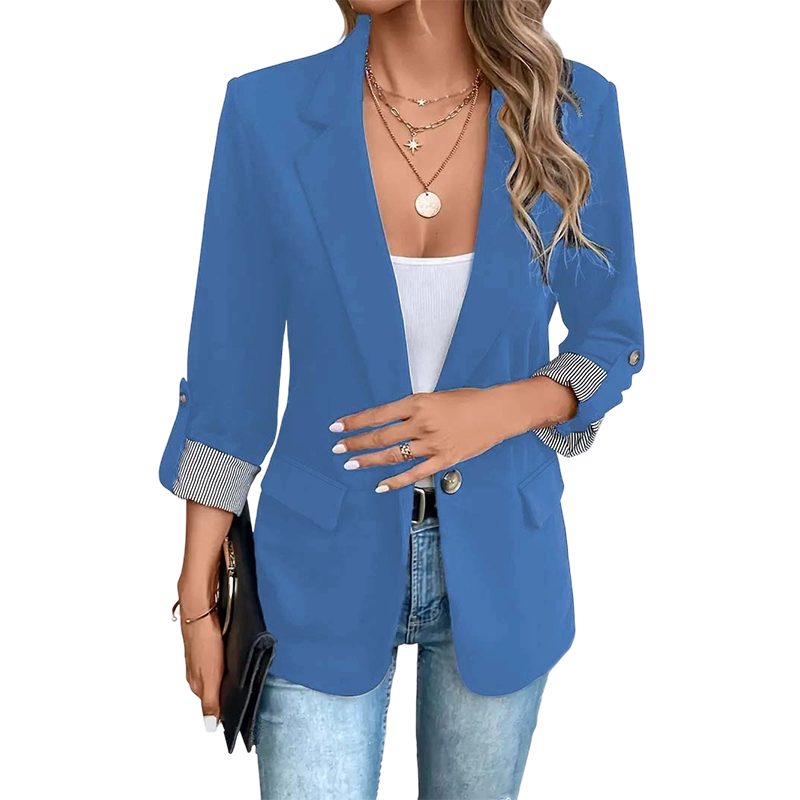 Casual-kavaj för damer-12