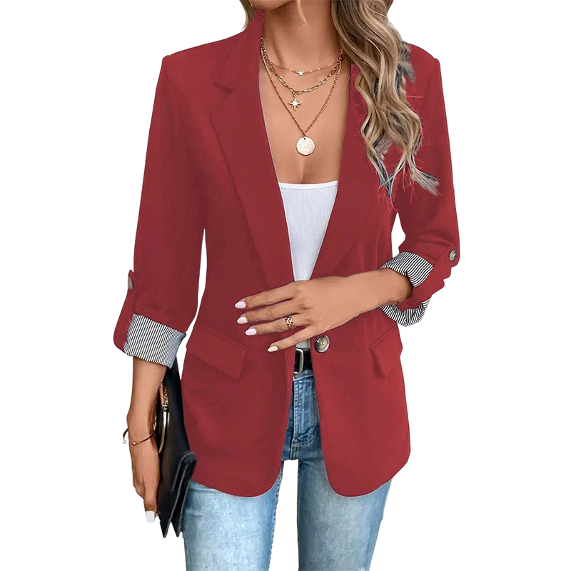 Casual-kavaj för damer-15
