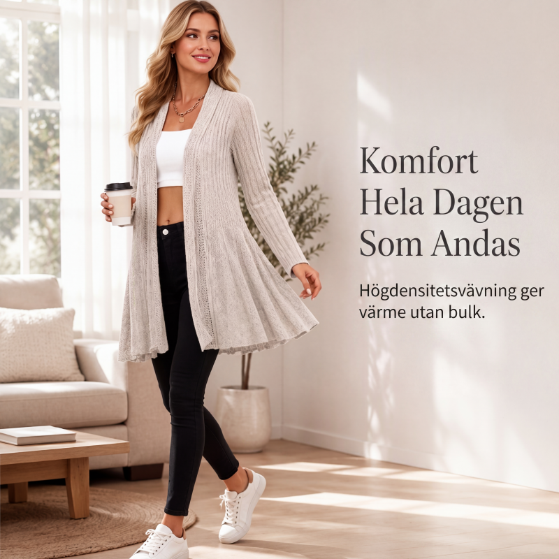 ✨Elegant kofta med öppen framsida för kvinnor-5