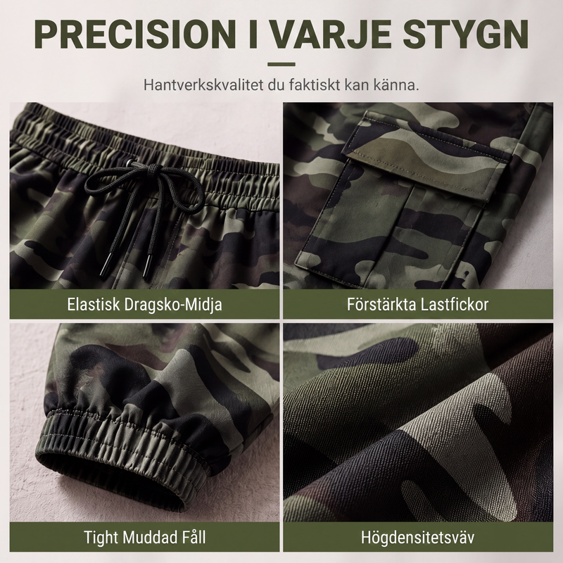 Bästsäljare🔥 👖 Cargo joggers med multifickor – stretchig komfort för urban livsstil-7