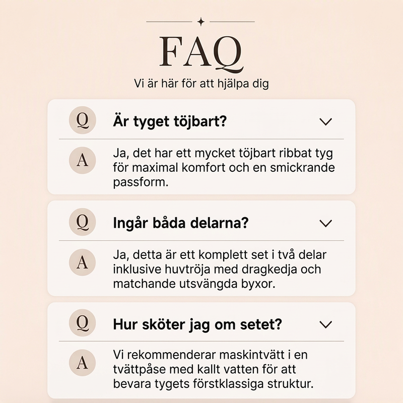 Set med räfflad huvad jacka med dragkedja och utsvängda byxor för kvinnor-6