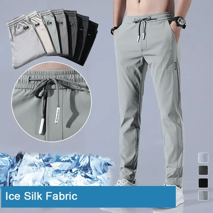Snabbtorkande stretchbyxor för män-17