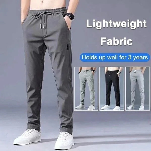 Snabbtorkande stretchbyxor för män-14