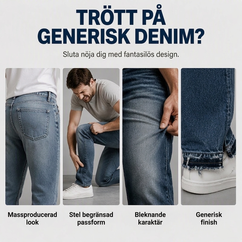 Jeans för män i urban streetstyle med färgstänk och sliten look-1