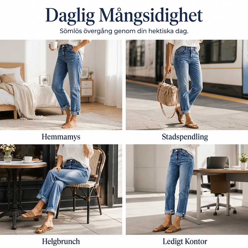 Damodlade lediga raka ben med slitageeffekt-4