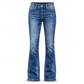 🚚 Fri frakt på just den här produkten!  📢📢50 % rabatt!!! 🎉✨ Retro-jeans med hög midja för damer, i denim-10