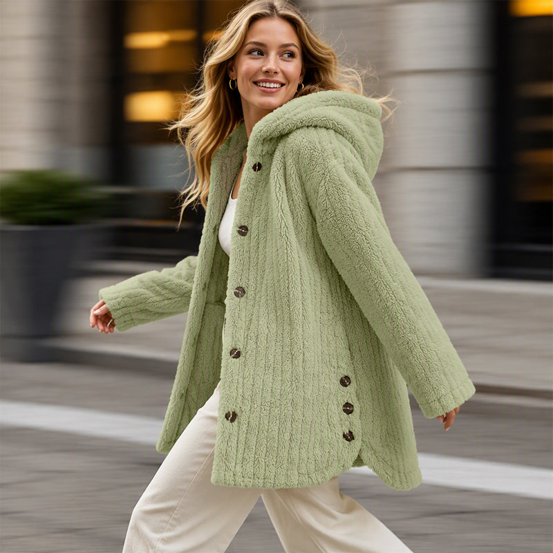 🍂Bästsäljande höstnyheter|Mysig teddyjacka för kvinnor – Varm, mjuk och elegant vardagsstil-6