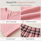 🚚 Fri frakt på just den här produkten!  Set med stickad topp och rutiga leggings för kvinnor-4