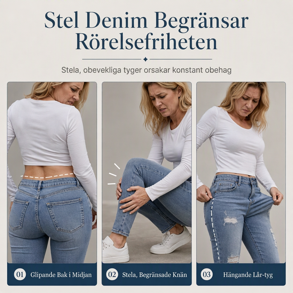 Kvinnors slitna skinny jeans med hög midja, distressed jeans med stretch-2