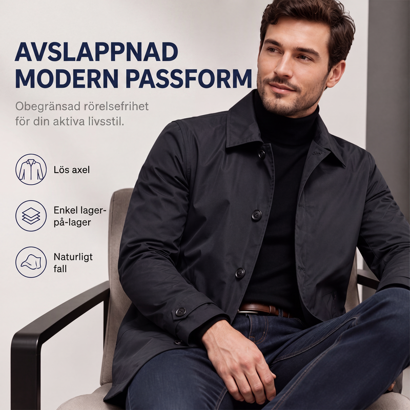 🔥50% OFF |Premium herrjacka med vattenavvisande design – stil för varje dag-1
