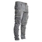👖 50% rabatt💪Cargobyxor i denim för män-10