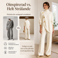 🛍️ Specialerbjudande ✨ Elegant set med damtröja med hög hals och byxor med vida ben – bekväm passform och elegant look-2