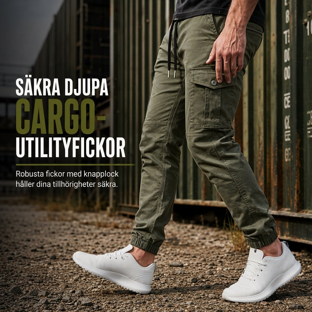 Lätta vardagliga cargobyxor, frilufts- och vandringsjoggingbyxor för höst- och vintersporter, löpning och träning-2