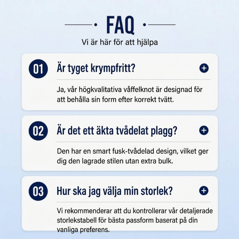 Herrars pikétröja i waffelstickad med falsk tvådelad design-5
